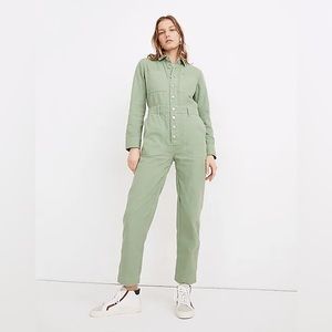 Madewell Garment-Dyed Relaxed Coverall Jumpsuit